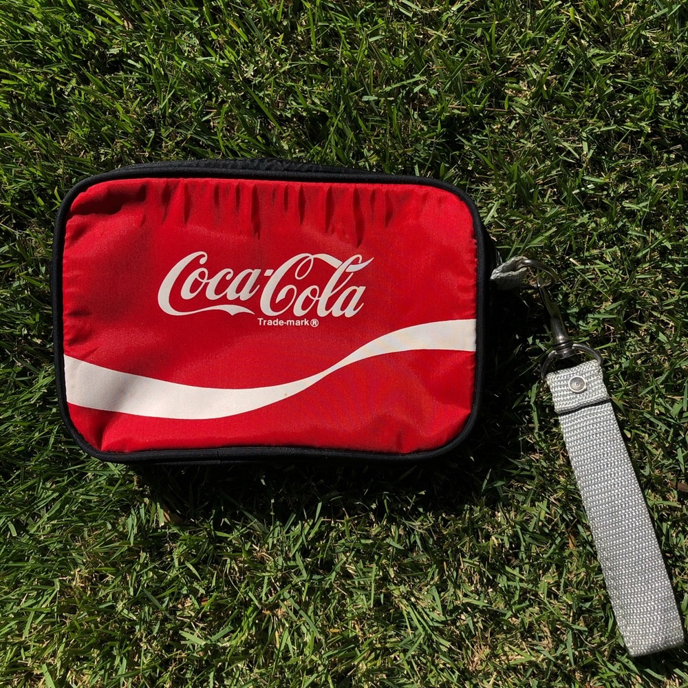 coca cola zipper pouch bag